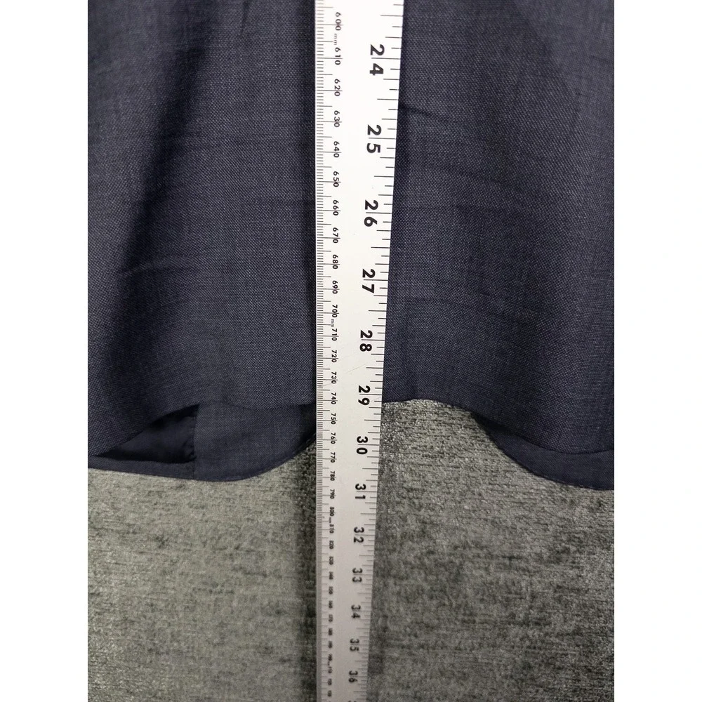 J. Crew Ludlow Blazer Mens 38R Navy‎ Italian Wool Tollegno Slim Dark Academia